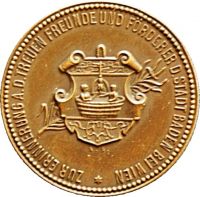 Medaille Baden Todestag RV